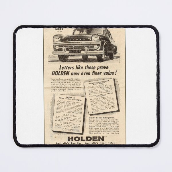 Item preview, 1960 FB Holden Vintage Car Advert - Retro Holden Motoring Art designed and sold by taspaul.