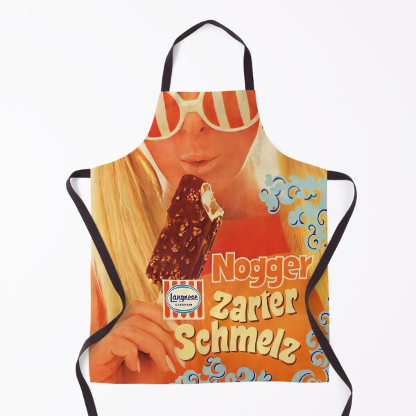 Item preview, Langnese Nogger advertising – delicate melting in 70s retro style designed and sold by Alpha Stag.