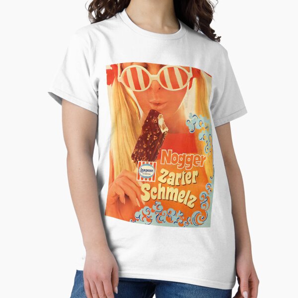 Item preview, Langnese Nogger advertising – delicate melting in 70s retro style designed and sold by RetroWerbungDE.