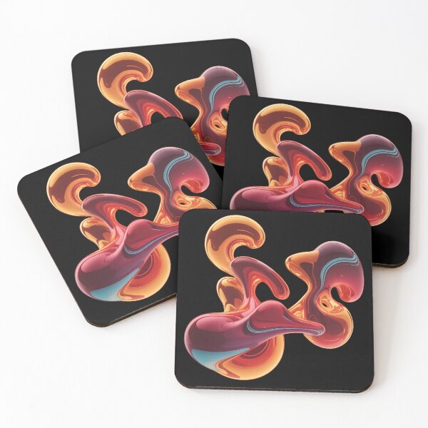 Item preview, Molten Drift – Abstract Organic Flow designed and sold by JaroPrints.