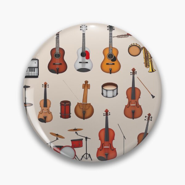 Item preview, Cute Musical Instruments Collection – Minimal Style designed and sold by Tidarat-27.