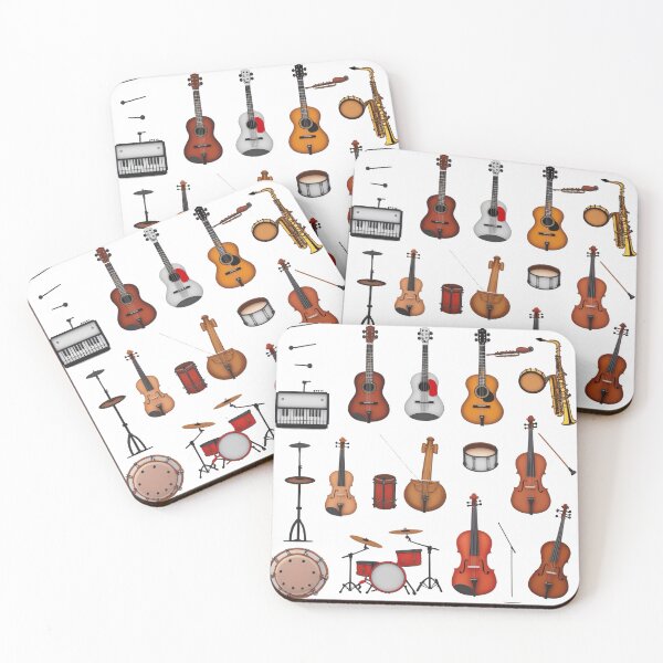 Item preview, Cute Musical Instruments Collection – Minimal Style designed and sold by Tidarat-27.
