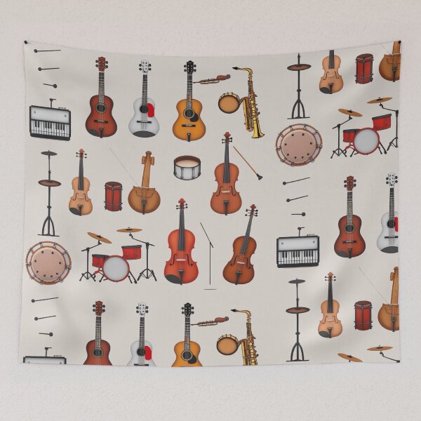 Item preview, Cute Musical Instruments Collection – Minimal Style designed and sold by Tidarat-27.