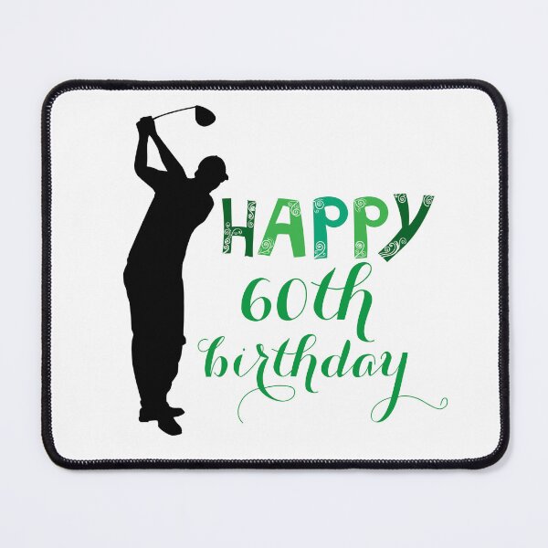 Item preview, 60th Birthday Golfer Gift – Vintage Golf Design for Men designed and sold by Monika Howarth.