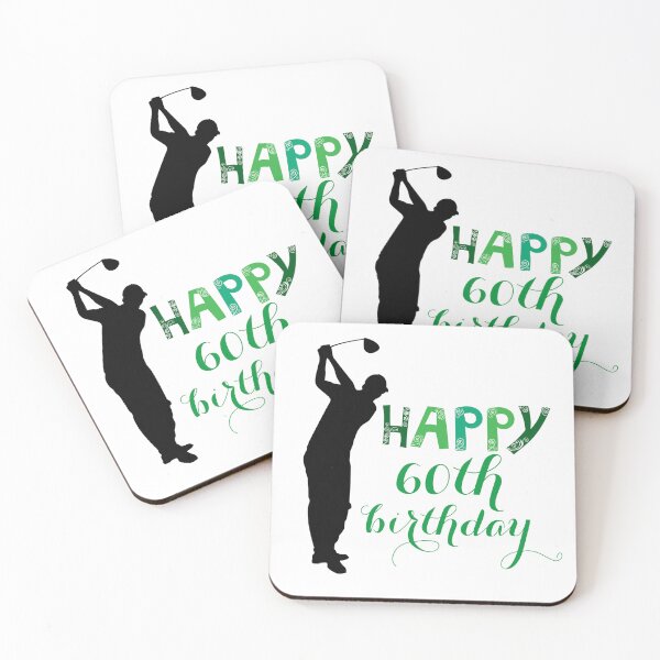 Item preview, 60th Birthday Golfer Gift – Vintage Golf Design for Men designed and sold by Monika Howarth.