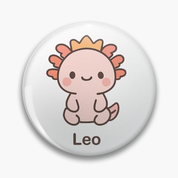 Item preview, Leo – Axolotl Zodiac designed and sold by Kajiart.