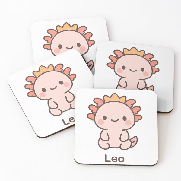 Item preview, Leo – Axolotl Zodiac designed and sold by Kajiart.