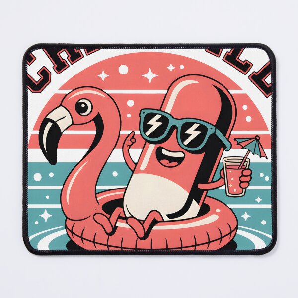 Item preview, Chill Pill Club – Funny Summer Pool Vibe Design designed and sold by Velvetwhim.