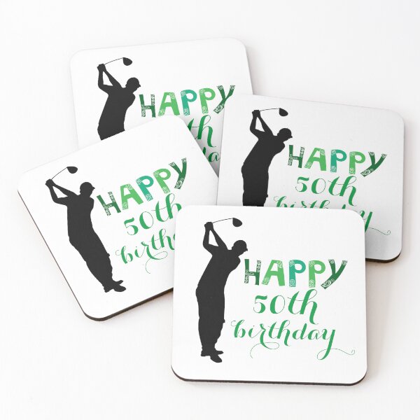 Item preview, 50th Birthday Golfer Gift – Vintage Golf Design for Men designed and sold by Monika Howarth.