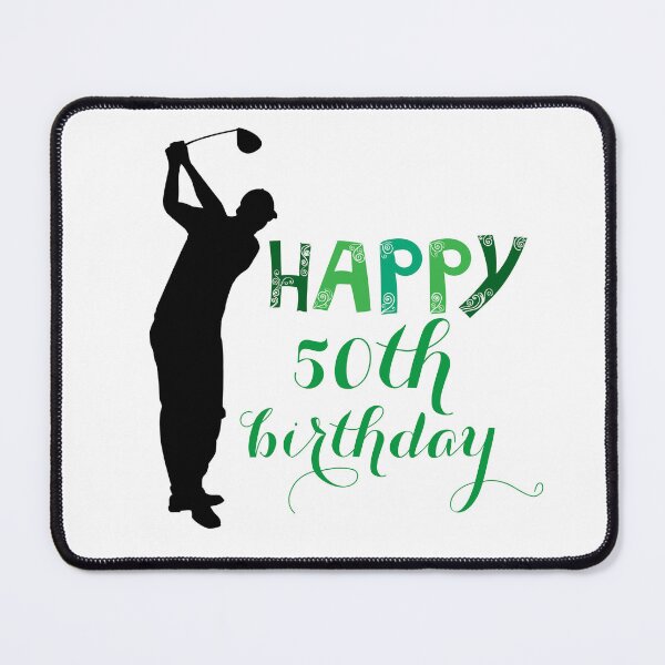 Item preview, 50th Birthday Golfer Gift – Vintage Golf Design for Men designed and sold by Monika Howarth.