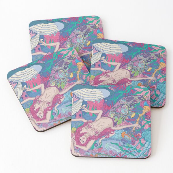 Item preview, Trippy psychedelic mermaid - dreamy Mermay  designed and sold by SorceressApprentice.