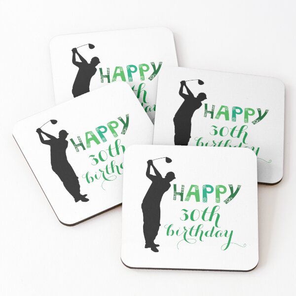 Item preview, 30th Birthday Golfer Gift – Vintage Golf Design for Men designed and sold by Monika Howarth.