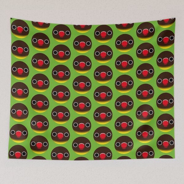 Item preview, The face of a normal yellow-collared lovebird designed and sold by INKOYADO.