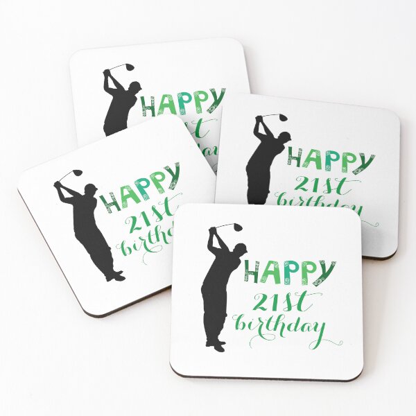 Item preview, 21st Birthday Golfer Gift – Vintage Golf Design for Men designed and sold by Monika Howarth.