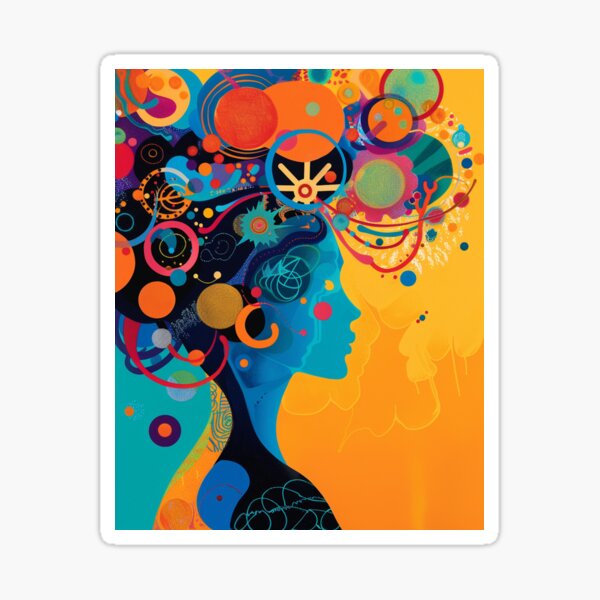 Item preview, Colorful Mind of Cosmic Imagination designed and sold by AITuneSphere.