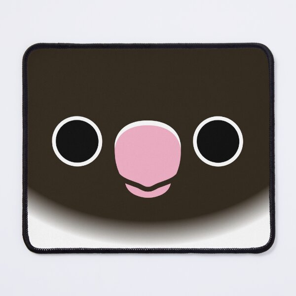 Item preview, The face of a blue masked lovebird designed and sold by INKOYADO.
