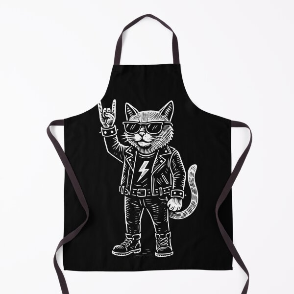 Item preview, Funny Rock Music Cat Metal Music Humor designed and sold by LuminOrb.