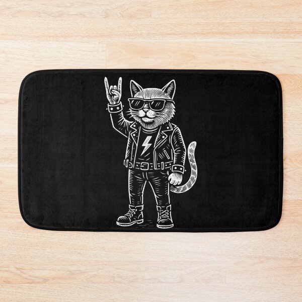 Item preview, Funny Rock Music Cat Metal Music Humor designed and sold by LuminOrb.