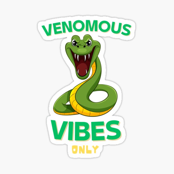 Item preview, Venomous Vibes Only – Bold Snake Attitude Reptile Shirt. designed and sold by DIGITALIAA.