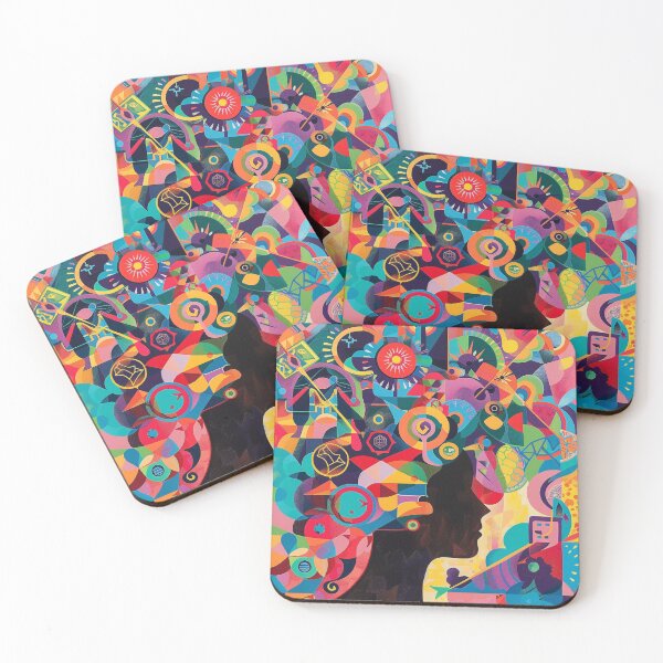 Item preview, Exploding Thoughts in Colorful Geometry designed and sold by AITuneSphere.