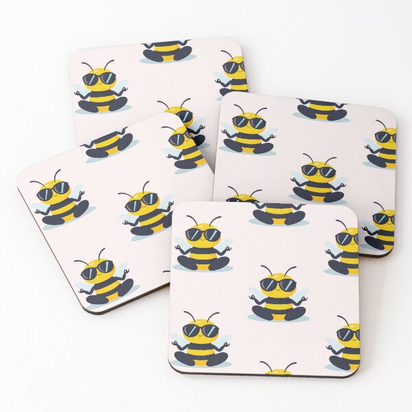 Item preview, Cool Bee with Sunglasses Art designed and sold by AdibaArt.