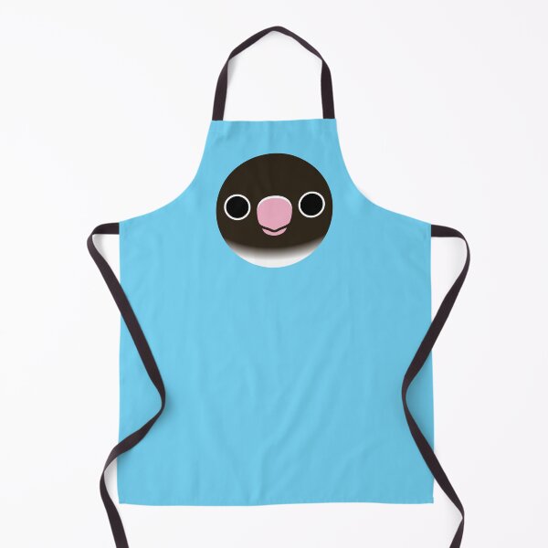Item preview, The face of a blue masked lovebird designed and sold by INKOYADO.