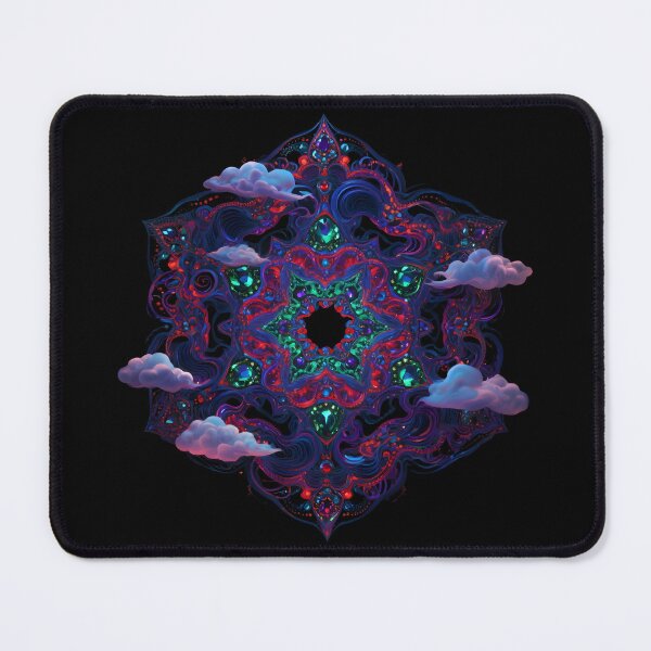 Item preview, Dreamweaver Mandala – Celestial Psychedelic Bloom designed and sold by JaroPrints.