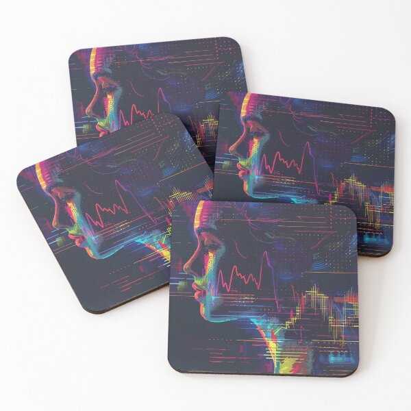 Item preview, Neon Mindwaves of Digital Emotion designed and sold by AITuneSphere.