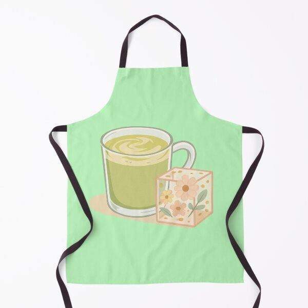 Item preview, Resin Art Matcha Aesthetic – Pastel Green & Epoxy Flat Lay Design designed and sold by Timeless Design.