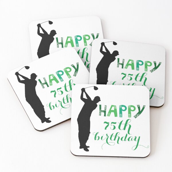 Item preview, 75th Birthday Golfer Gift – Vintage Golf Design for Men designed and sold by Monika Howarth.