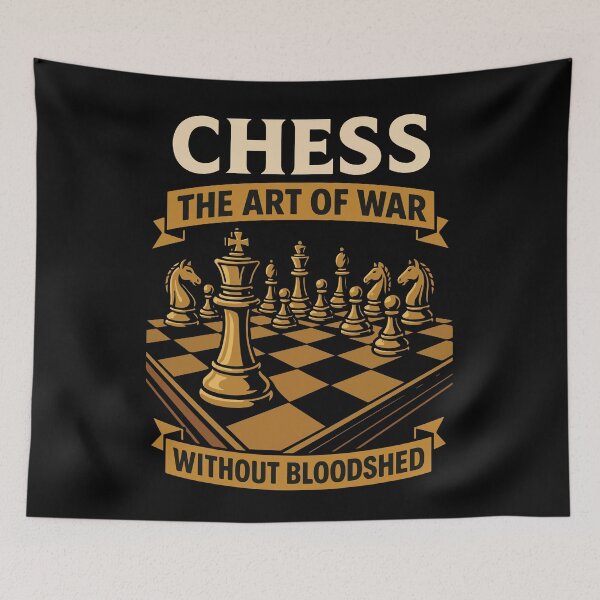 Item preview, Chess The Art Of War Without Bloodshed designed and sold by LuminOrb.