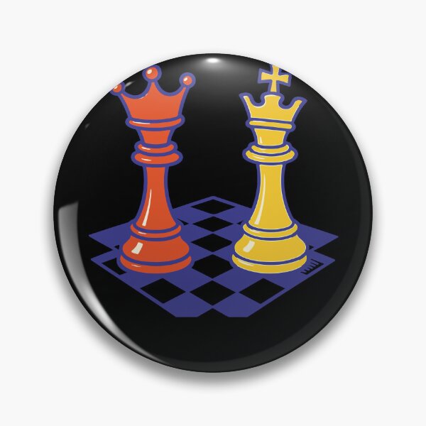 Item preview, Funny Chess Players Board Game King Queen designed and sold by LuminOrb.