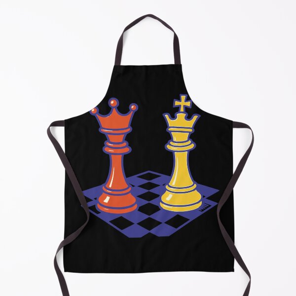 Item preview, Funny Chess Players Board Game King Queen designed and sold by LuminOrb.