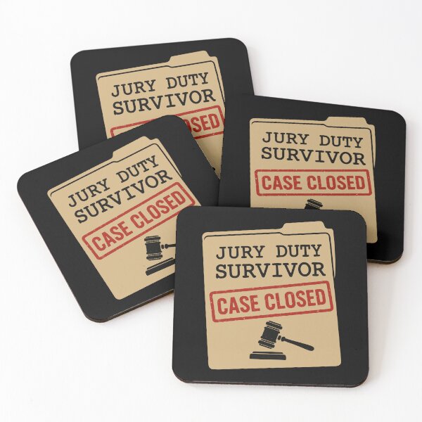 Item preview, Jury Duty Survivor Civic Duty Humor Courtroom designed and sold by AndreasMei.