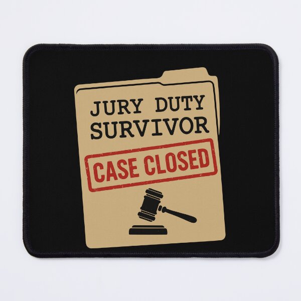 Item preview, Jury Duty Survivor Civic Duty Humor Courtroom designed and sold by AndreasMei.
