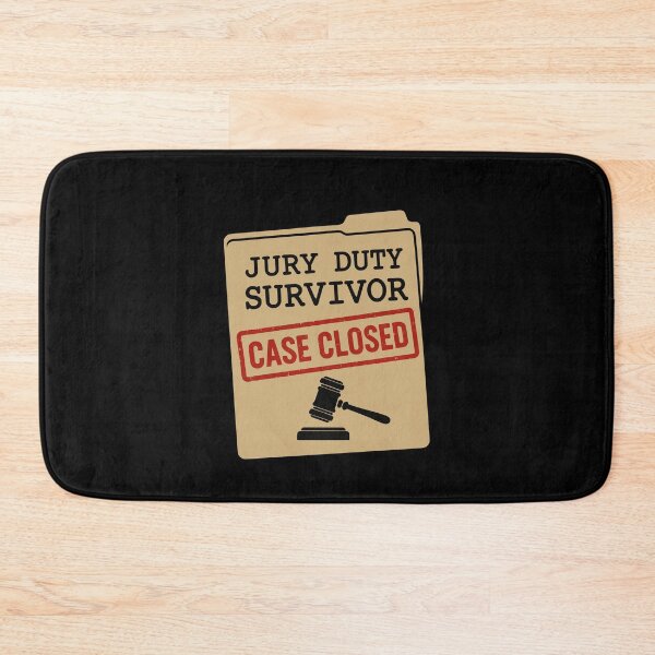 Item preview, Jury Duty Survivor Civic Duty Humor Courtroom designed and sold by AndreasMei.