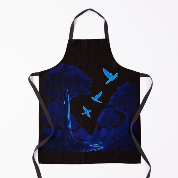 Item preview, Neon Forest – Futuristic Nature & Holographic Birds designed and sold by FrameFlow.
