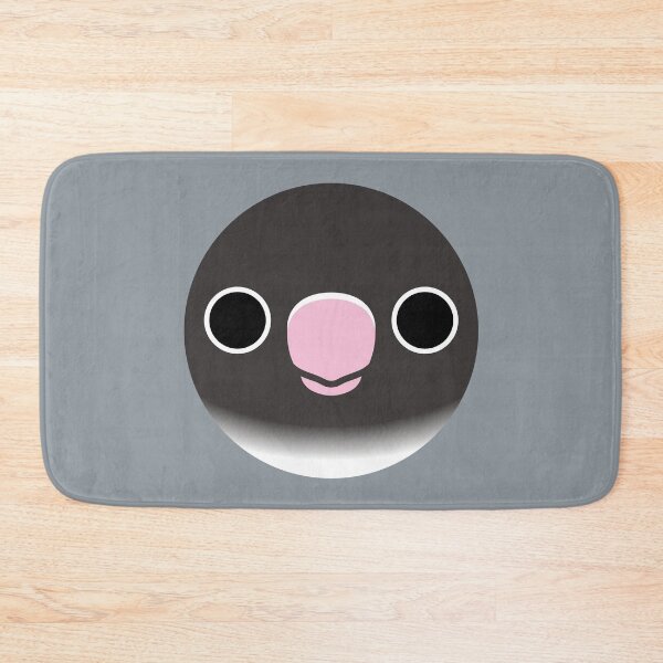 Item preview, The face of a Mauve masked lovebird designed and sold by INKOYADO.