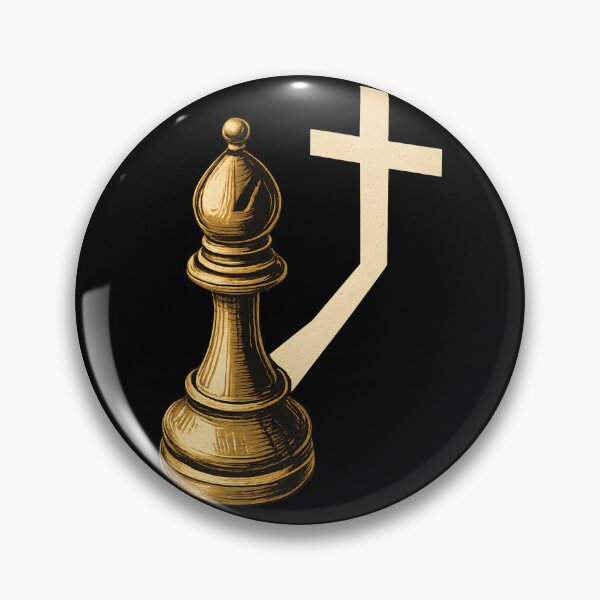 Item preview, Chess Player Chess Pieces Bishop Shadow designed and sold by LuminOrb.