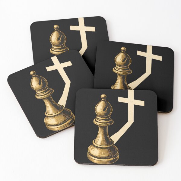 Item preview, Chess Player Chess Pieces Bishop Shadow designed and sold by LuminOrb.