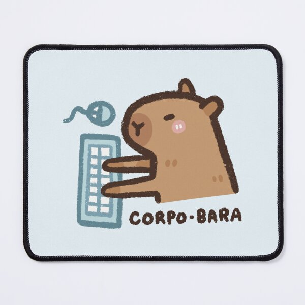 Item preview, Corpo-bara Corporate Slave Capybara Work Office Job Boss Employee Work Colleague Workmate Capitalism Cute Capy designed and sold by stringbbeans.