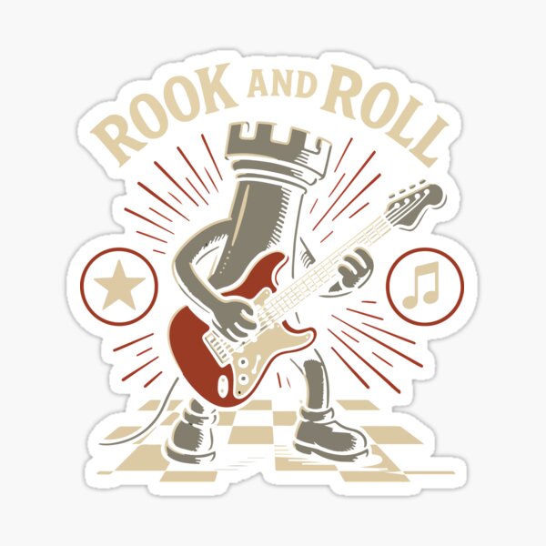 Item preview, Rook And Roll Chess Player Board Game Fun designed and sold by LuminOrb.
