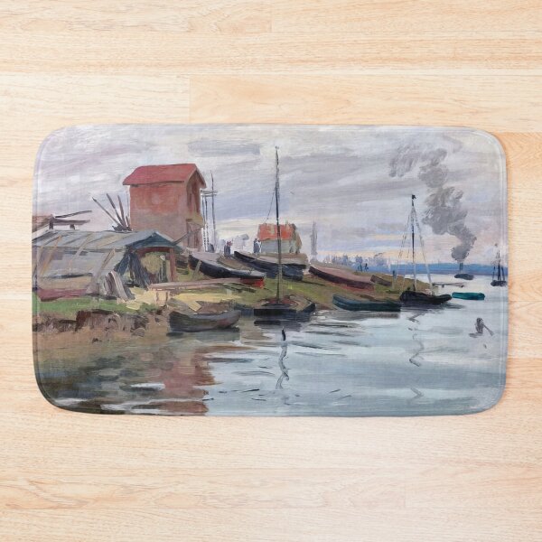 Item preview, The Seine at Petit Gennevilliers   1872 by Claude Monet designed and sold by GabyddAlessandr.