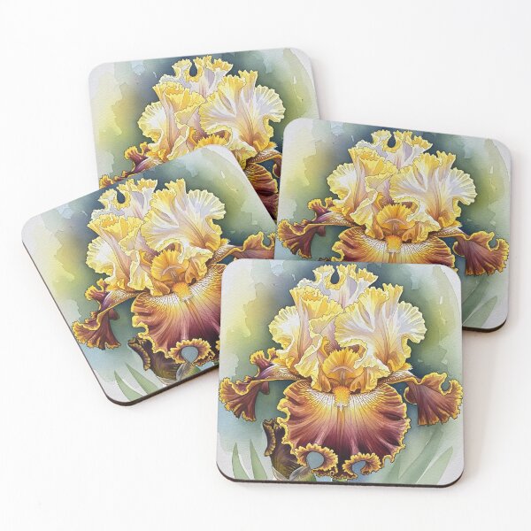 Item preview, Golden Ruffles Iris designed and sold by BYnomi.