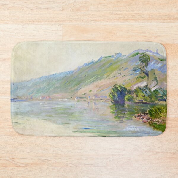 Item preview, The Seine at Port Villes Clear Weather   1894 by Claude Monet designed and sold by GabyddAlessandr.