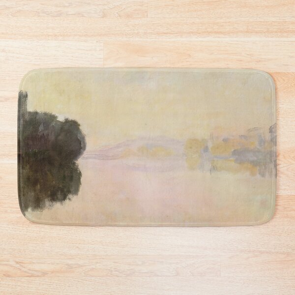 Item preview, The Seine at Port Villez Pink Effect   1894 by Claude Monet designed and sold by GabyddAlessandr.