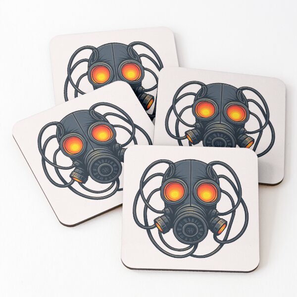 Item preview, Gas Mask Inferno – Glowing Red Lenses designed and sold by slavmod.