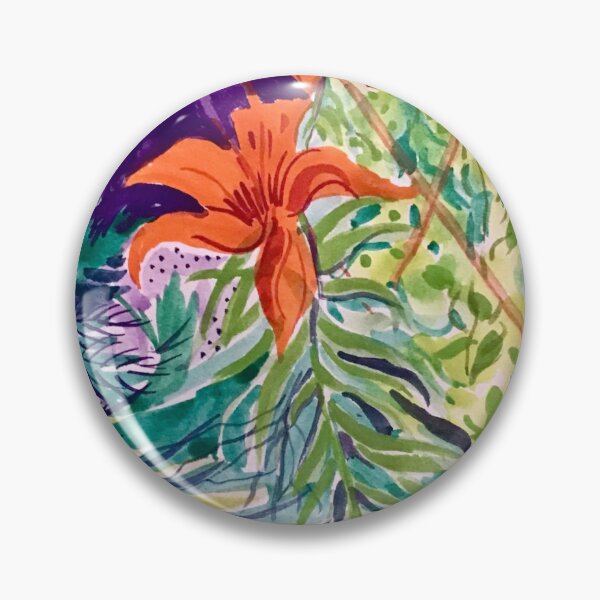 Item preview, Valla de jardín con lirios designed and sold by Batwork.