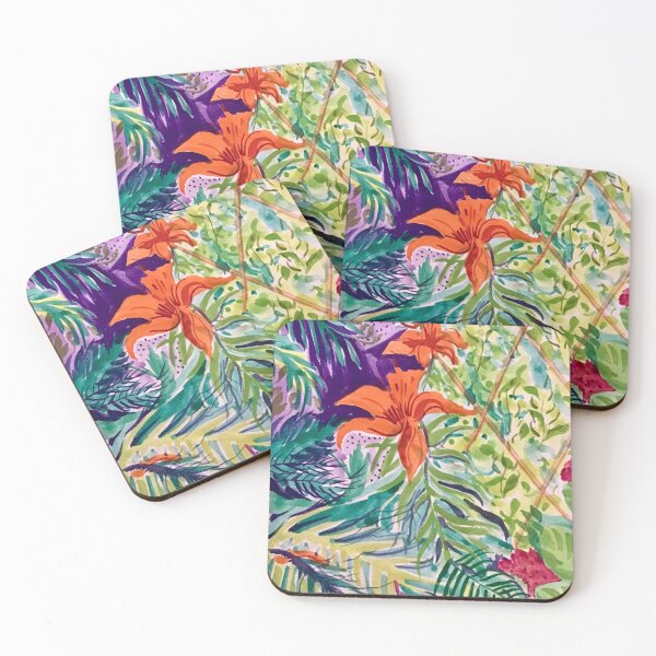 Item preview, Valla de jardín con lirios designed and sold by Batwork.