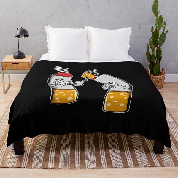 Item preview, Rebellious Cigarette Buddies – Cartoon Smoking Duo with Attitude designed and sold by ConfuseLab Shop.
